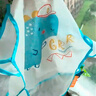 Babyprints围兜婴儿罩衣儿童吃饭宝宝围嘴防溅水油反穿衣2件装 花兔奇遇 实拍图