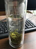 柏吉鹿双层加厚玻璃杯茶水分离泡茶杯食品级高硼硅玻璃水杯男士精品直杯 精品直杯香槟金 实拍图