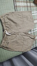 马登工装法式卡其色纯棉运动短裤男帆布休闲直筒五分裤男士夏季 卡其色 XL 实拍图