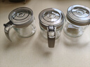玻璃调料盒厨房家用调料组合套装调味罐子调料瓶调味瓶罐盐罐 米色 3件套 实拍图
