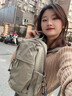 OSKV户外背包男女出行旅游多功能两用胸包挎包轻便防泼水绿色单双肩包 绿色大号 实拍图