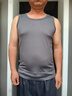 SexeMara 【2件装】新款圆领男士莫代尔背心夏季冰丝透气健身紧身跨栏无袖运动潮 黑色+深灰色 2XL 130-150斤 实拍图