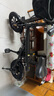 BAICYCLE小白电动自行车折叠便携超长续航锂电池通勤代步电瓶车成人助力小型迷你电动单车男女 S2 Pro黑色/前后双避震//铝合金400W 实拍图
