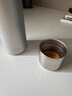 JRINKTEEA日本品牌焖茶泡茶保温杯男316不锈钢纯钛茶杯车载杯户外茶杯钛杯 Toyama冰裂银（316不锈钢）480ml 实拍图