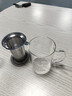 北鼎（Buydeem） 泡茶杯办公室家用茶具玻璃杯子带把茶水分离杯高硼硅玻璃 泡茶杯 500ml 实拍图