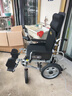 德伴电动轮椅老年人全自动轻便可折叠旅行残疾专用智能可躺代步YLB-W 【后躺+抬腿】语音播报+远程遥控 锂电15A 实拍图