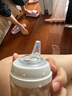 优爱心鸭嘴奶嘴【用于贝亲奶瓶配件】吸管鸭嘴奶嘴吸管手柄配 鸭嘴重力球1个+吸嘴重力球1个 实拍图