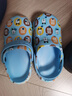 巴布豆（BOBDOG）儿童拖鞋男女童宝宝凉鞋室内外软底洞洞鞋 浅蓝 180码 实拍图