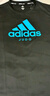 阿迪达斯（adidas）短袖男春夏跑步休闲运动服圆领健身速干T恤 黑蓝JUDO S  实拍图