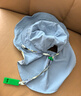 Kocotreekk树儿童防晒帽男女童帽子防紫外线大披肩帽双面可戴 日光蓝 S 实拍图