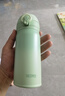 膳魔师（THERMOS）保温杯316钢350ml男女士儿童保冷水杯子毕业礼物JNL-350S竹林绿 实拍图