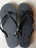 夏季潮流人字拖防滑外穿休闲男士沙滩耐磨泰国拖鞋大款象韩版防臭 黑色 38-39 实拍图