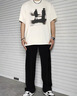 JEANSWEST CLUB真维斯休闲裤男直筒工装裤春季宽松大码垂感阔腿男士运动百搭裤子 实拍图