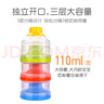 贝亲(Pigeon) 奶粉盒 便携奶粉辅食储存盒 独立可拆三层奶粉盒 CA07 实拍图