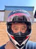 坦克T127摩托车头盔全盔双镜片防雾电动车四季安全帽白色刀锋红3XL 实拍图