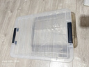 【SPACEXPERT同厂】带轮收纳箱特大号储物箱书箱玩具整理用品 【透明16L】38*28*22cm 实拍图