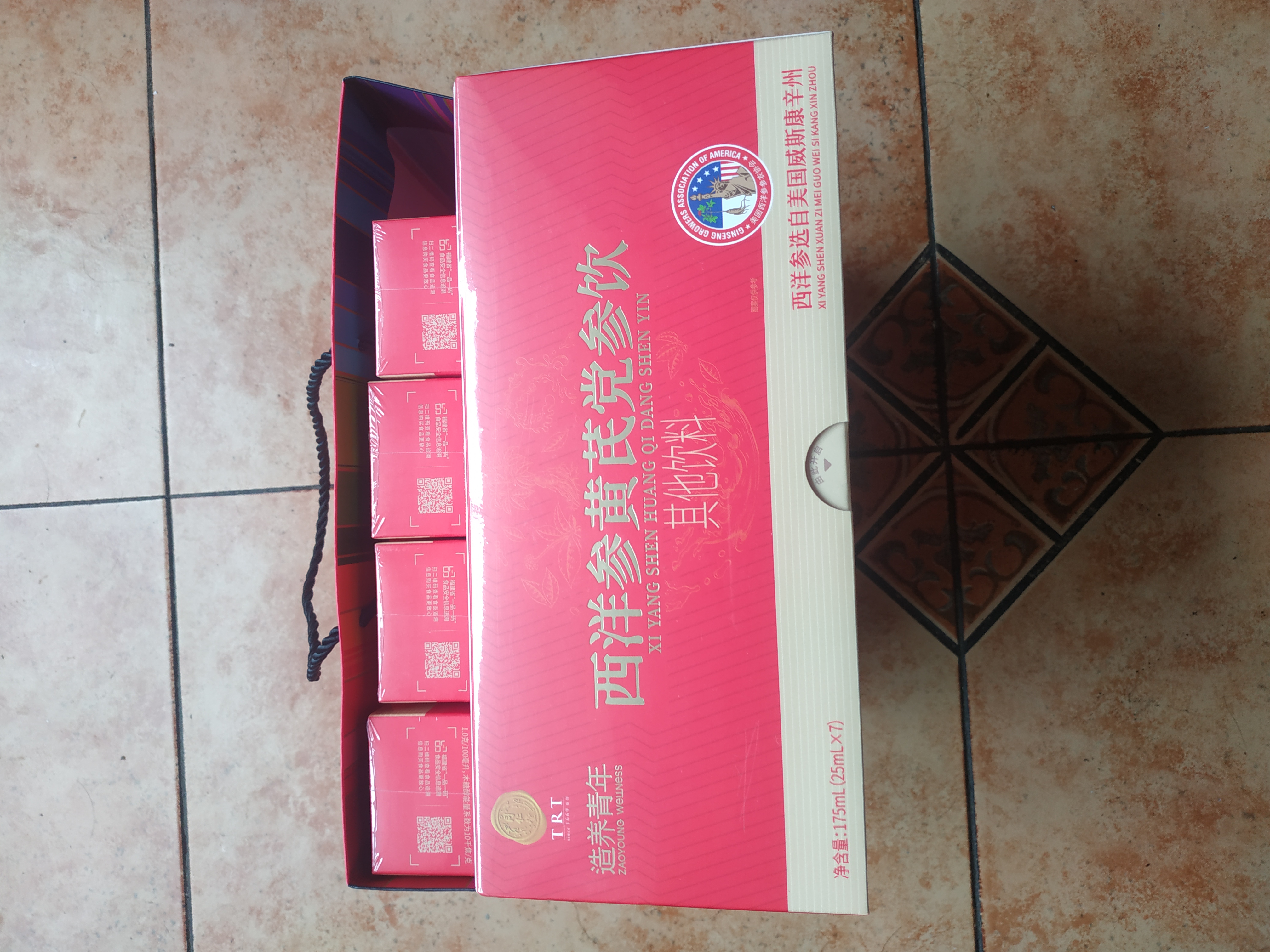 同仁堂品牌 西洋参黄芪党参原浆175ml（25ml×7）健康养生送长辈礼物 实拍图