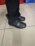 回力雨鞋男下雨天户外水鞋钓鱼洗车防水防滑赶海雨靴耐磨胶鞋57-1黑39 实拍图