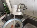 海尔（Haier）净水器水龙头过滤器家用直滤饮用水自来水滤水器前置过滤器厨房卫生间用除余氯三挡出水可清洗滤芯 月光白 一机1芯 实拍图