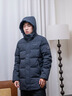 波司登（BOSIDENG）羽绒服短款男款90绒通勤中长款防风脱卸帽保暖休闲时尚外套 钢铁灰8224 【店长推荐】 S 170/92A 体重约120-130斤 实拍图