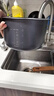 美的（Midea）原厂配件电压力锅内胆配件不粘锅高压锅黑晶内锅心通用4升5升6升 压力锅4L内胆 实拍图