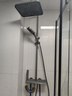 TOTOHEALTH系列增压淋浴花洒明装带顶喷全铜恒温数显一整套卫生间花洒套装 EH11 枪灰色【冷热数显】 实拍图