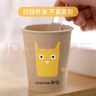 茶花 一次性纸杯子40只装180ml原浆加厚办公商务家用水杯咖啡杯 实拍图