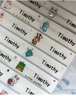 幼儿园姓名贴宝宝名字贴防水防撕入园准备用品标签贴儿童小学生水杯贴纸定制自粘卡通魔术贴学生文具学习用品 透明姓名贴-180贴【下单请备注姓名】 实拍图
