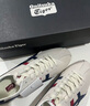 Onitsuka Tiger鬼塚虎男鞋 慢跑鞋透气轻便男女款运动休闲鞋RUNSPARK 白色/藏青色(1183B480-107) 43.5 实拍图