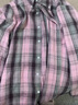 BM衬衫粉色格子女衬衫外套宽松休闲慵懒风衬衫 粉灰格子 均码 实拍图