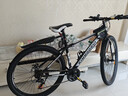 金武端自行车成人山地车公路赛车单车骑行变速超轻越野中学生初中青少年 顶配升级版-辐条轮-黑白色 27.5寸21速 实拍图