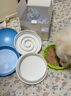 休普Super宠物汉堡碗组合一碗多用防打翻狗食盆猫盆狗碗猫饭碗天空蓝 实拍图
