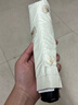 天堂 防紫外线晴雨伞三折 雨伞黑胶防晒太阳伞遮阳晴雨伞 甘酪白 实拍图