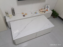 韵欣丰电视柜简约现代客厅家用小户型落地轻奢极简实木茶几电视机柜组合 四抽茶几1.2m*0.6m 【臻选加厚岩板】包上楼包安装 实拍图