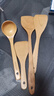 美厨（maxcook）木炒铲锅铲木汤勺木饭勺锅铲 煎铲木铲不粘锅铲铲勺4件套MCCU0117 实拍图