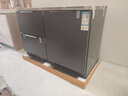 罗曼帝卧式冰箱家用198L底部散热可嵌入式变频风无霜台下岛台橱柜零嵌隐藏式小型柜式餐边柜一体矮冰柜 [零嵌] 莫兰迪灰 实拍图