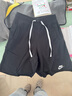 耐克（NIKE）男运动短裤 夏季 针织毛圈 柔软吸汗 五分裤 DX0767-010 黑 M 实拍图