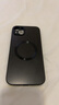 奶小鸭 【AG磨砂】适用苹果14plus手机壳 iphone14plus保护套magsafe磁吸充电磨砂全包防摔男女款 石墨黑 实拍图