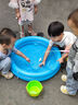 马丁兄弟钓鱼玩具钓鱼池儿童带磁性可装水钓鱼台充气池捞鱼玩具50件套 实拍图