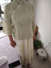 啄木鸟新中式汉元素禅意茶服旗袍两件套改良汉服女文艺国风仙气上衣套装 绿色上衣+杏色裙子【两/件套】 2XL 建议120-130斤 实拍图
