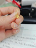 周六福小金花足金999黄金耳钉女生日礼物计价AC090379  一对 约0.67g 实拍图