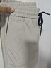 Homlean美式户外工装裤男春夏季宽松阔腿机能直筒防水长裤子HT02浅灰2XL 实拍图