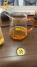 班意 公道杯加厚耐热防爆玻璃贪心杯茶漏套装大容量分茶器 家用 公杯(大八角450ML) 实拍图
