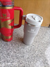STANLEY拎拎杯吸管杯水杯保温杯大容量办公车载不锈钢杯子591ML-烟灰 实拍图
