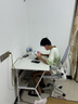 汤能优品电脑桌台式家用电竞游戏桌简约卧室书桌办公学习桌学生写字小桌子 【桌椅套装】暖白120CM+乳胶椅 实拍图