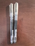 得力（deli）直液笔速干笔签字笔 0.5mm全针管中性笔 商务办公学生水笔走珠笔 黑色 12支/盒SF855 实拍图