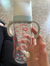 爱得利（evorie） 婴儿奶瓶6个月以上 宽口径带手柄带重力球PPSU奶瓶 300ml绿 实拍图