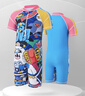 361°儿童泳衣男童连体短袖可爱印花中小童宝宝夏季专业训练游泳衣 实拍图