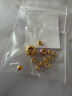 御邪黄金转运珠足金999路路通光面金珠串珠吊坠隔珠520礼物 3mm特供金珠十颗 实拍图