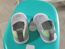贝比宝宝学步鞋婴儿鞋子软底防滑夏季室内鞋袜家居地板鞋男 月岩灰 实拍图